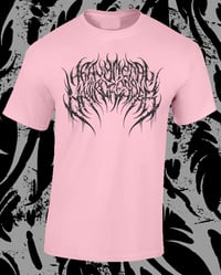 Pastel Pink Heavy Metal Hairdresser T Shirt