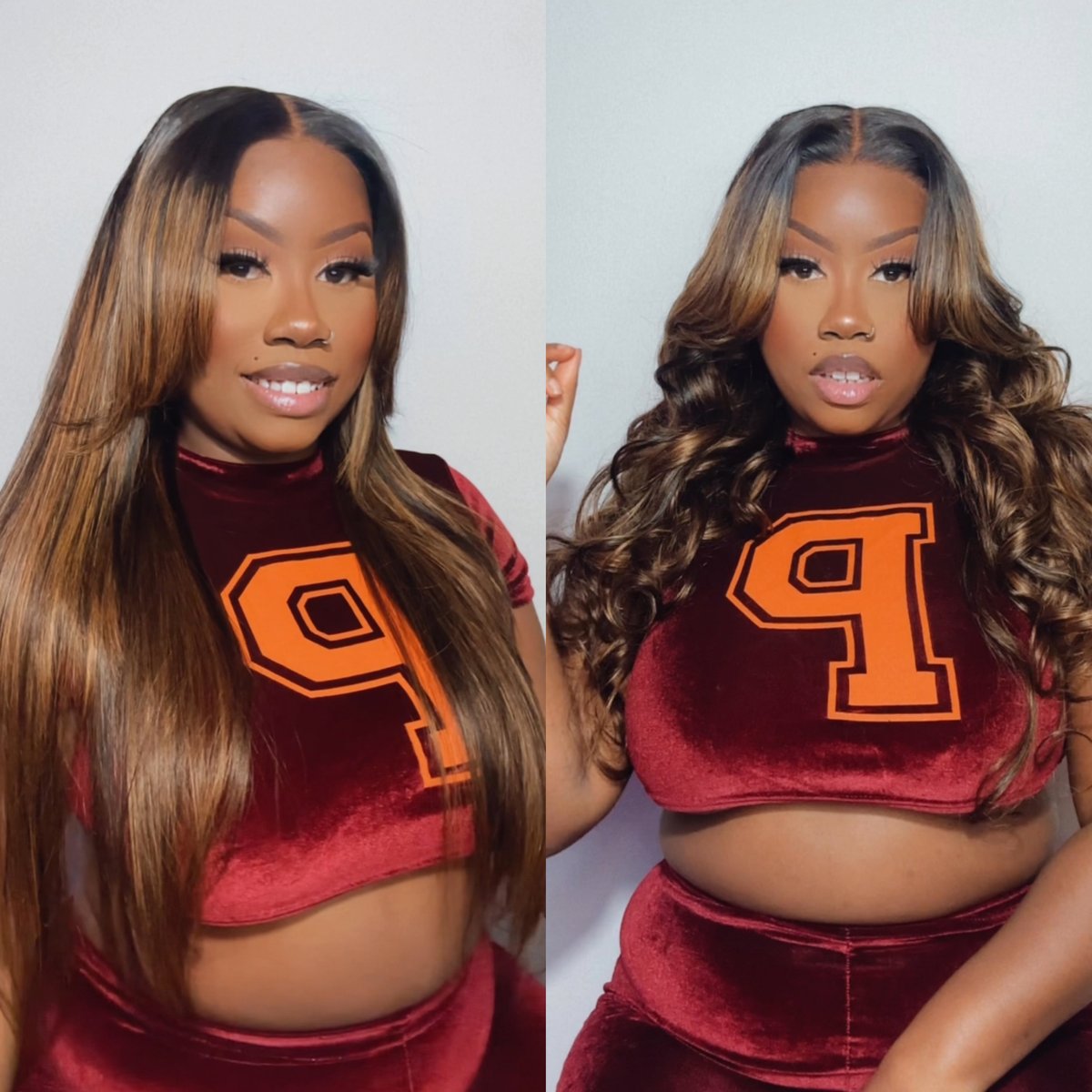 Image of Caramel Highlight 7x5 Closure Wig in 24”