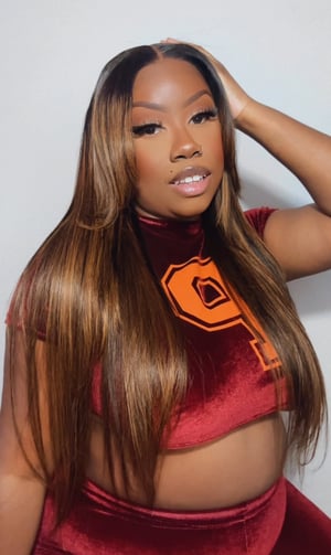 Image of Caramel Highlight 7x5 Closure Wig in 24”