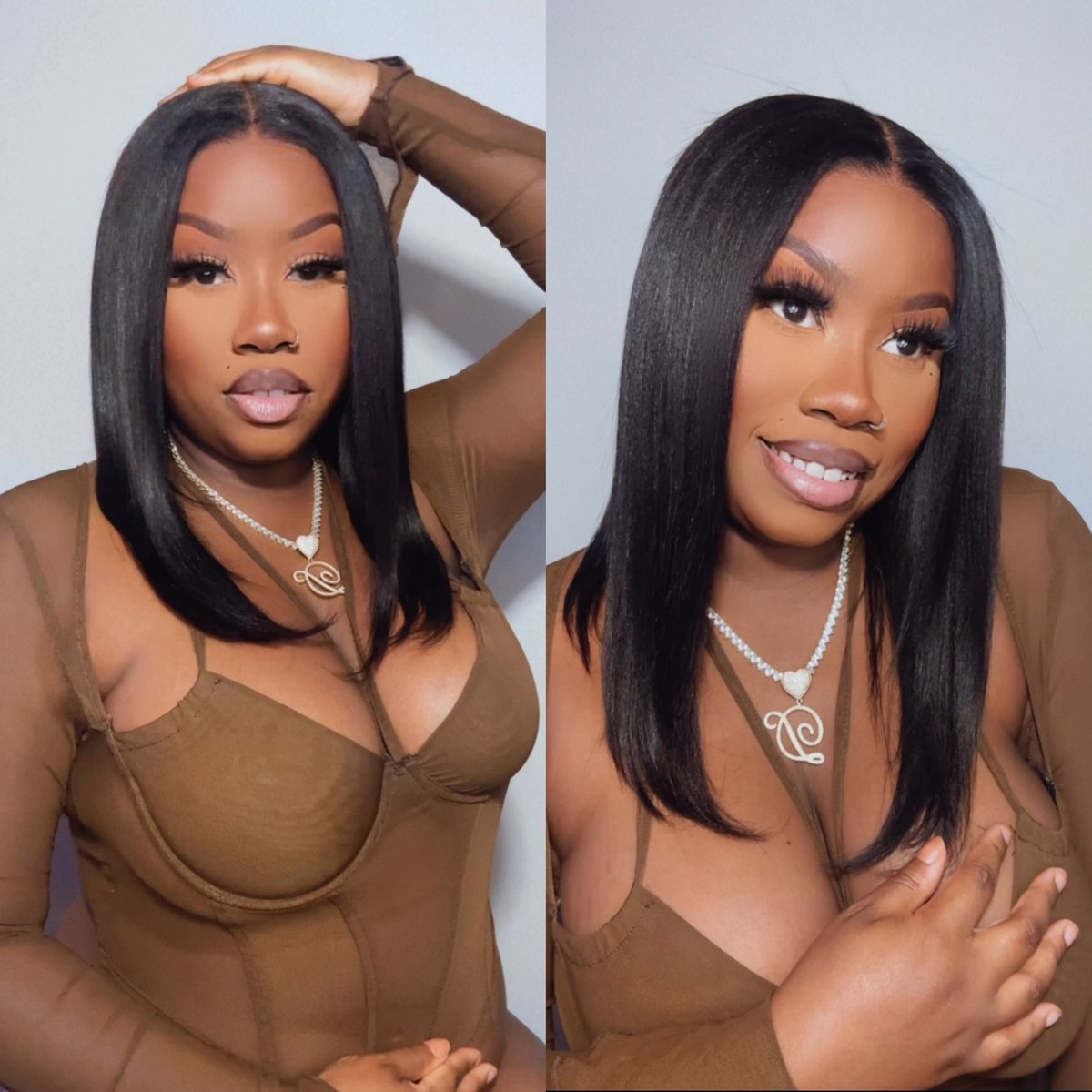 Image of 7x5 Yaki Straight Bob Wig in 14”