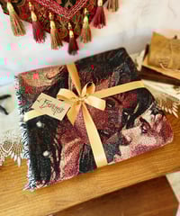 Image 3 of "Hellsbound Hearts" Woven Blanket