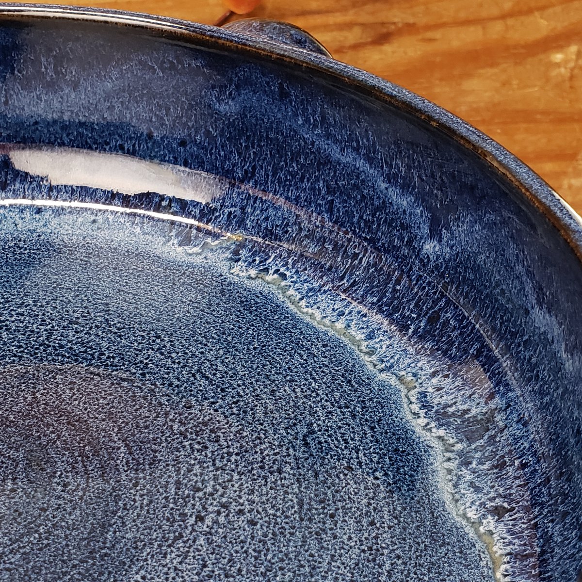 Image of Baking Dish with handles, Large, Bluebird Skies (Cobalt blue)