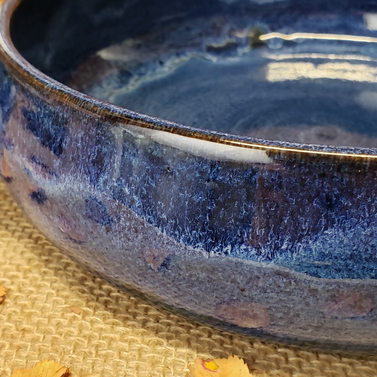 Image of Baking Dish with handles, Large, Bluebird Skies (Cobalt blue)