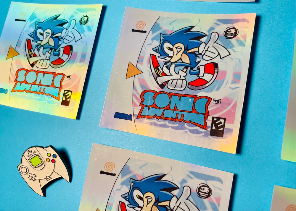 Sonic Vinyl Stickers