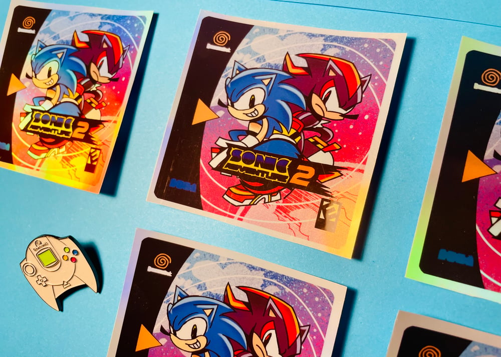 Sonic Vinyl Stickers