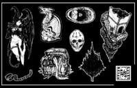 Black Womb Sticker Sheet