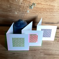 Image 1 of Letterpress ~ autumn leaves