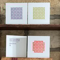 Image 4 of Letterpress ~ autumn leaves