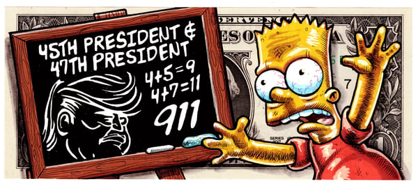 Image of Real Dollar Original. Simpson Sums.