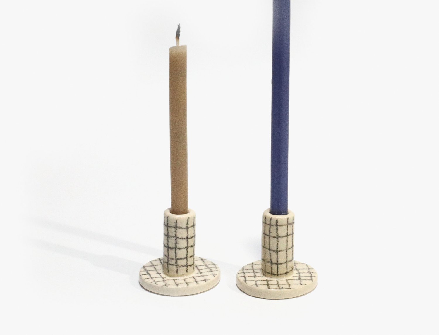 Image of SMALL GRID CANDLE HOLDER