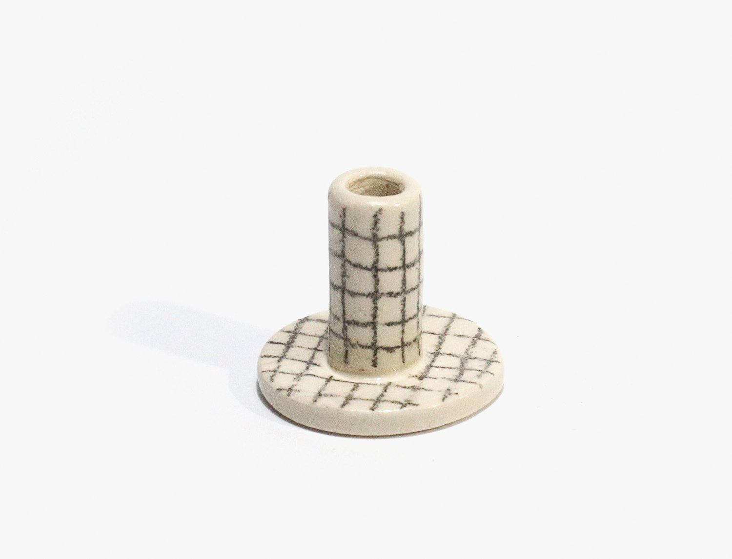 Image of SMALL GRID CANDLE HOLDER