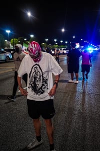 Image 3 of Virgen de Guadalupe Tee white/black