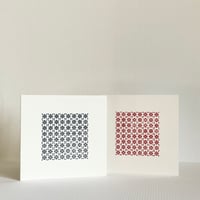 Image 3 of Letterpress daisy card