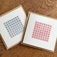Image 1 of Letterpress daisy card