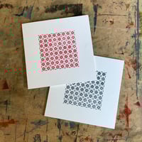 Image 2 of Letterpress daisy card