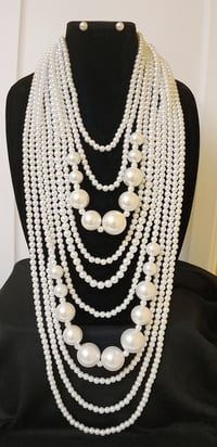Image 1 of XL 10 Layer Pearl Set (Cream or White)