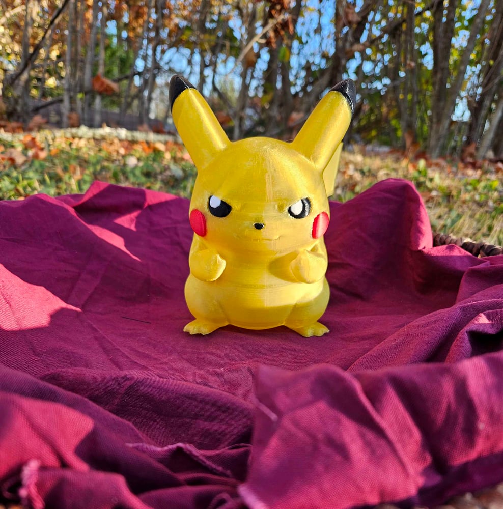 Image of Pikachu inspired 3D Print