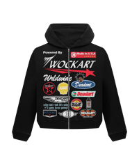 BLACK WOCKART RACER ZIP-UP 