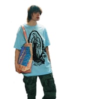 Image 2 of Virgencita tee blue 
