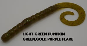 Image of 7.5" Curly Sue Worm (8pk) (Various Colors) Group 2