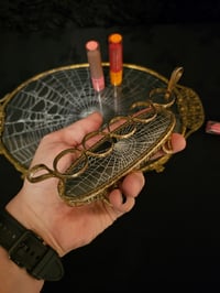 Image 2 of Ornate Regent of London Vintage lipstick holder with preserved spider web B