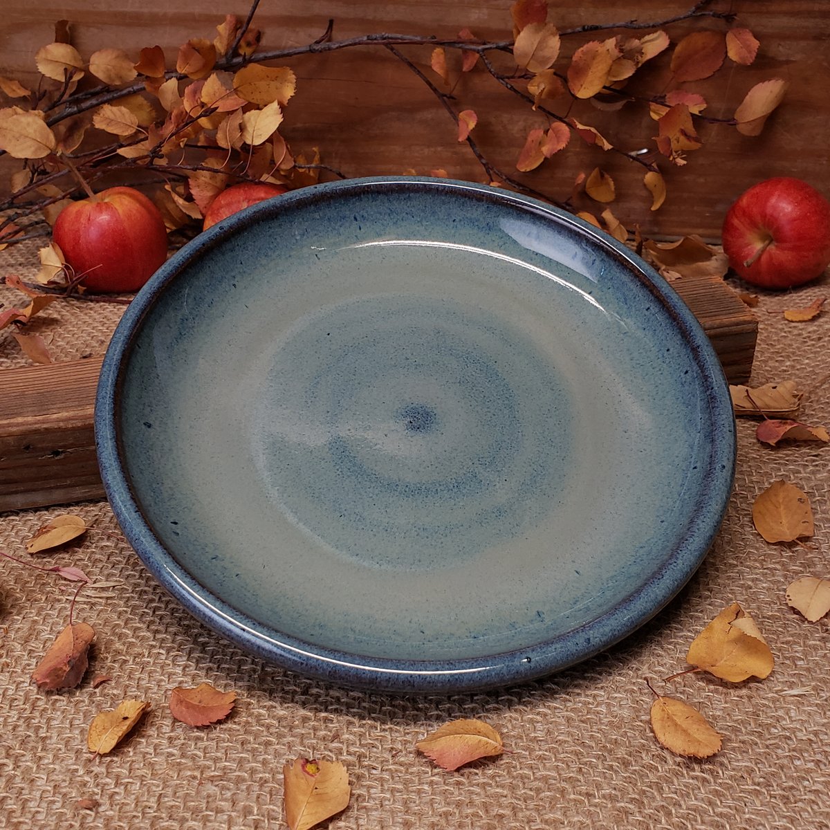 Image of Just the right size plate, Glacial Waters (Turquoise) #1 11/2024