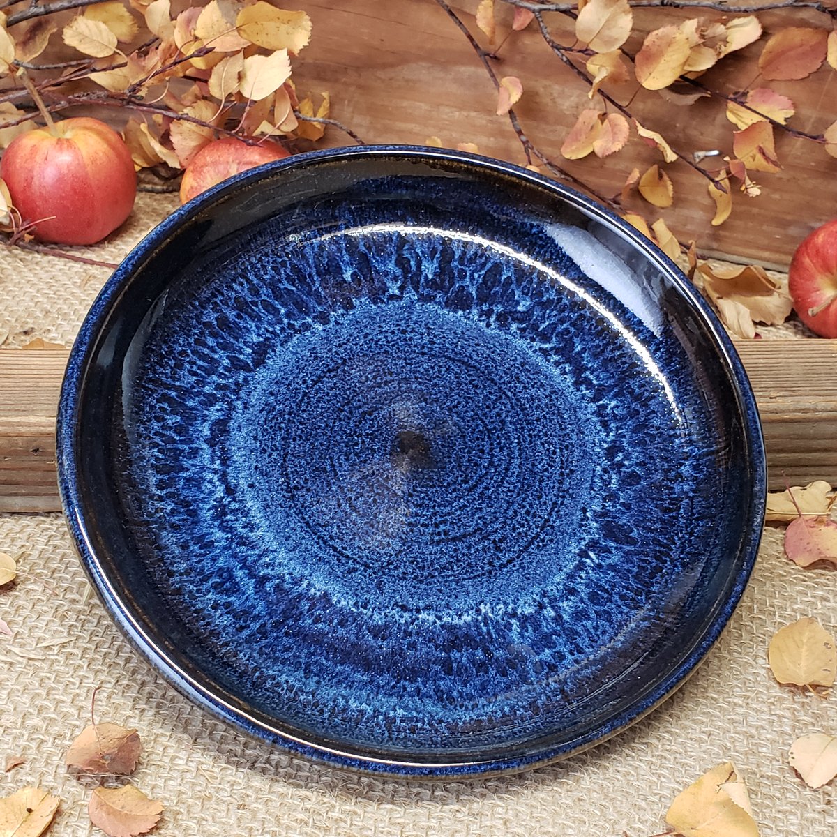 Image of Just the right size plate, Bluebird Skies (Cobalt blue) #1 11/2024