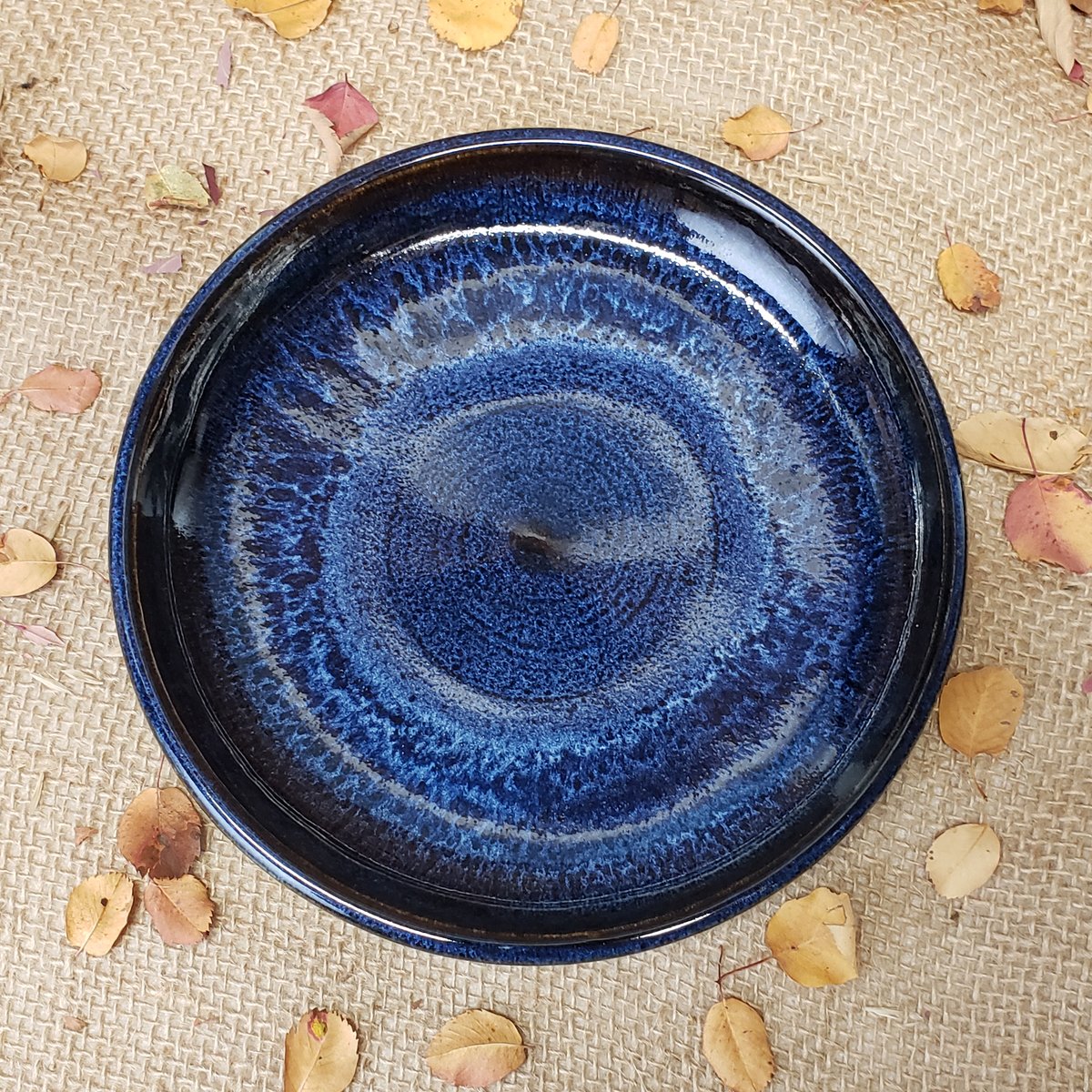 Image of Just the right size plate, Bluebird Skies (Cobalt blue) #1 11/2024