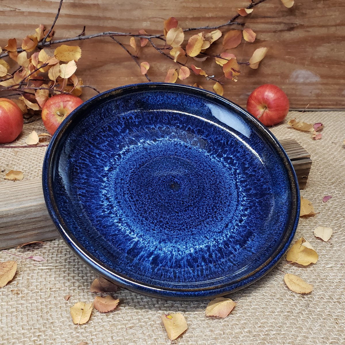 Image of Just the right size plate, Bluebird Skies (Cobalt blue) #2 11/2024