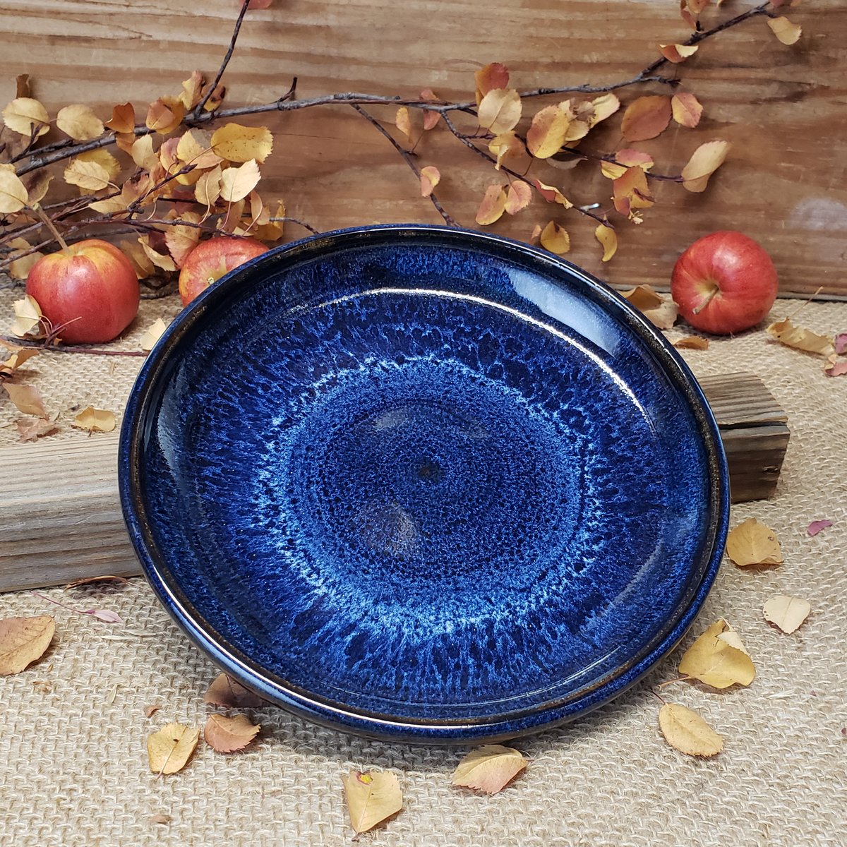 Image of Just the right size plate, Bluebird Skies (Cobalt blue) #2 11/2024