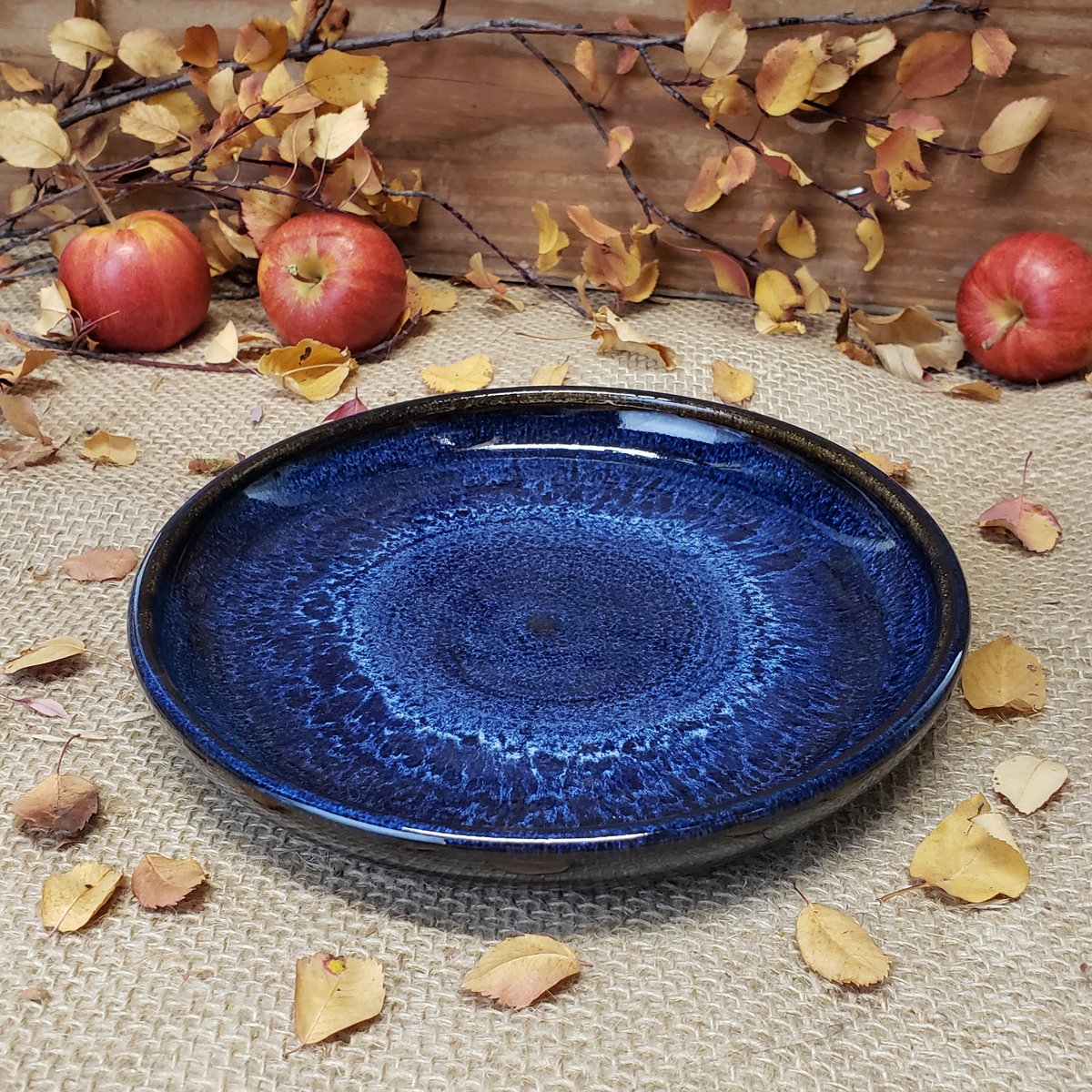 Image of Just the right size plate, Bluebird Skies (Cobalt blue) #2 11/2024