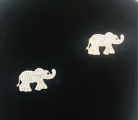 Image 1 of Bling Elephant Brooch (Gold or Silver)
