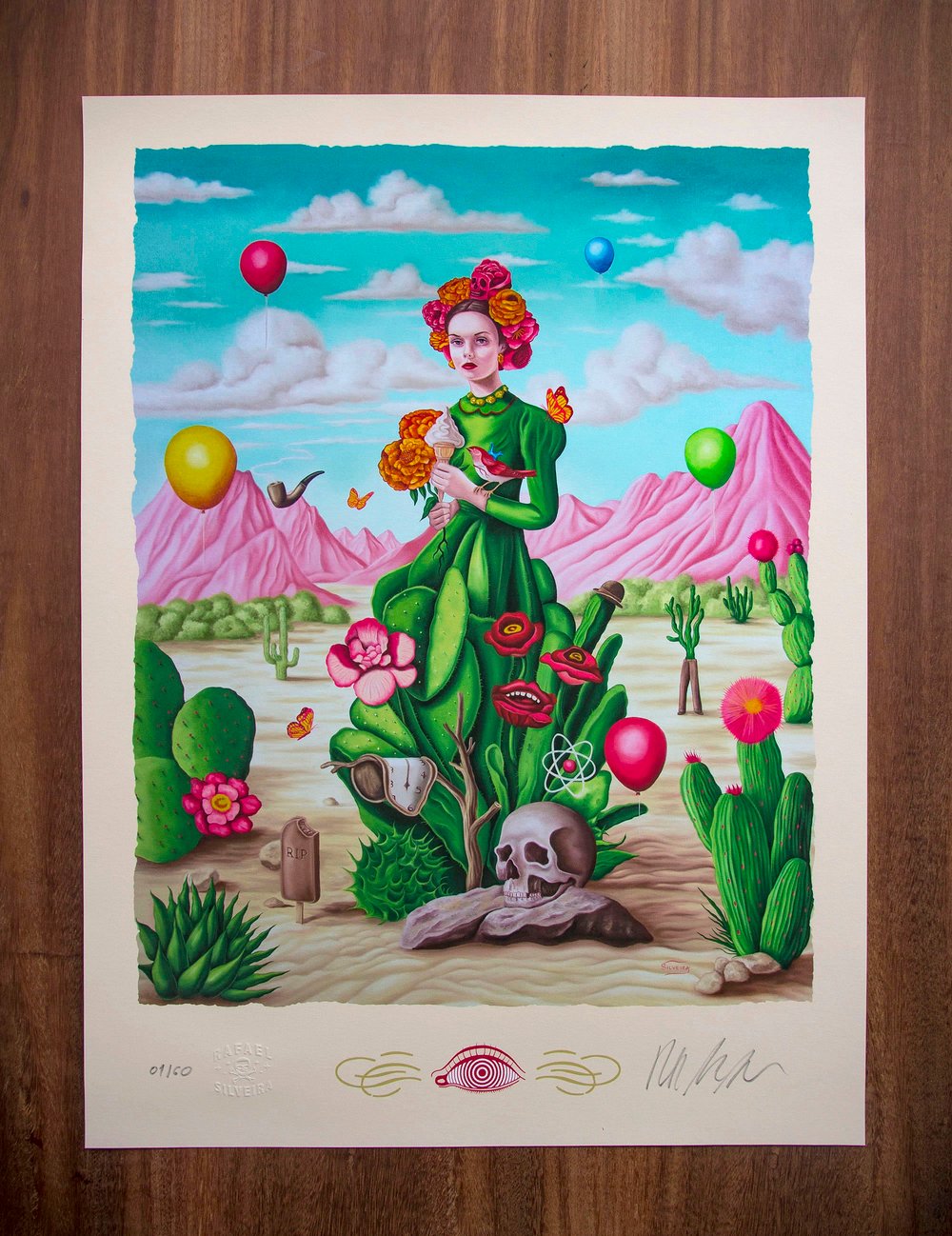 "Frida Cactus" Fine Art Print  **NEW**