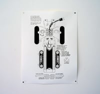 Image 1 of Curtis Schreier (Ant Farm) - Think Tank silkscreen kirigami print