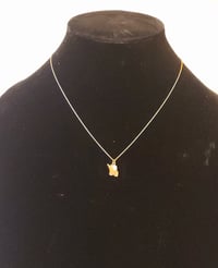 Image 2 of Discrete Gold Elephant Necklace