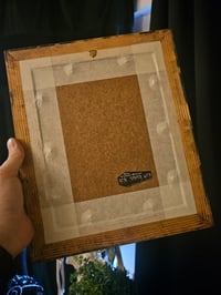 Image 5 of STATEMENT - JESUS - 1800's bible page and preserved web in antique frame