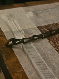 Image 6 of 1800s Bible Cover With Real Preserved Web In Antique wooden Frame