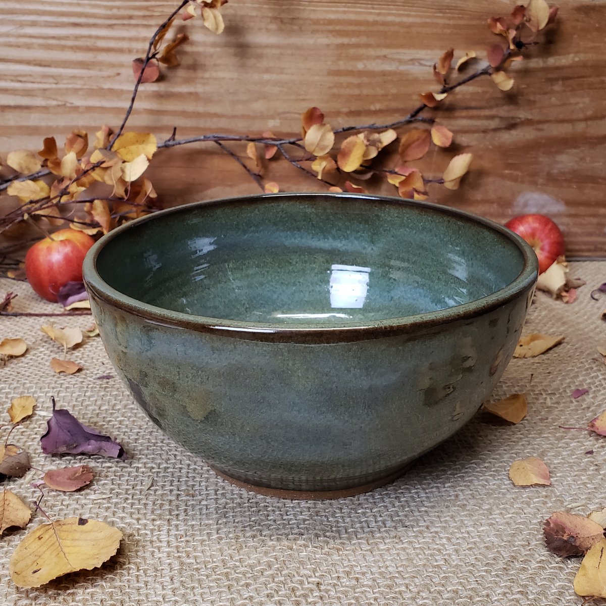 Image of One sturdy bowl, Lichen (Green) #1 11/2024