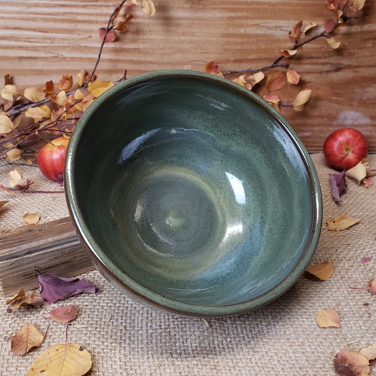 Image of One sturdy bowl, Lichen (Green) #2 11/2024