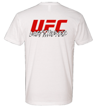 THIEVES UFC TEE - WHITE/RED