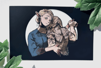 Farcille Black Print