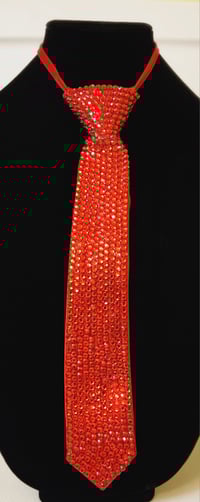 Image 3 of Red Bling Adjustable Necktie