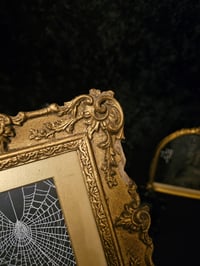 Image 2 of Beautiful Ornate Antique Wooden Framed Web