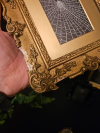 Image 3 of Beautiful Ornate Antique Wooden Framed Web