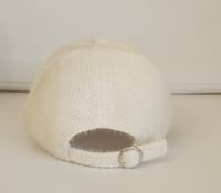 Image 3 of White Textured Symbol Cap