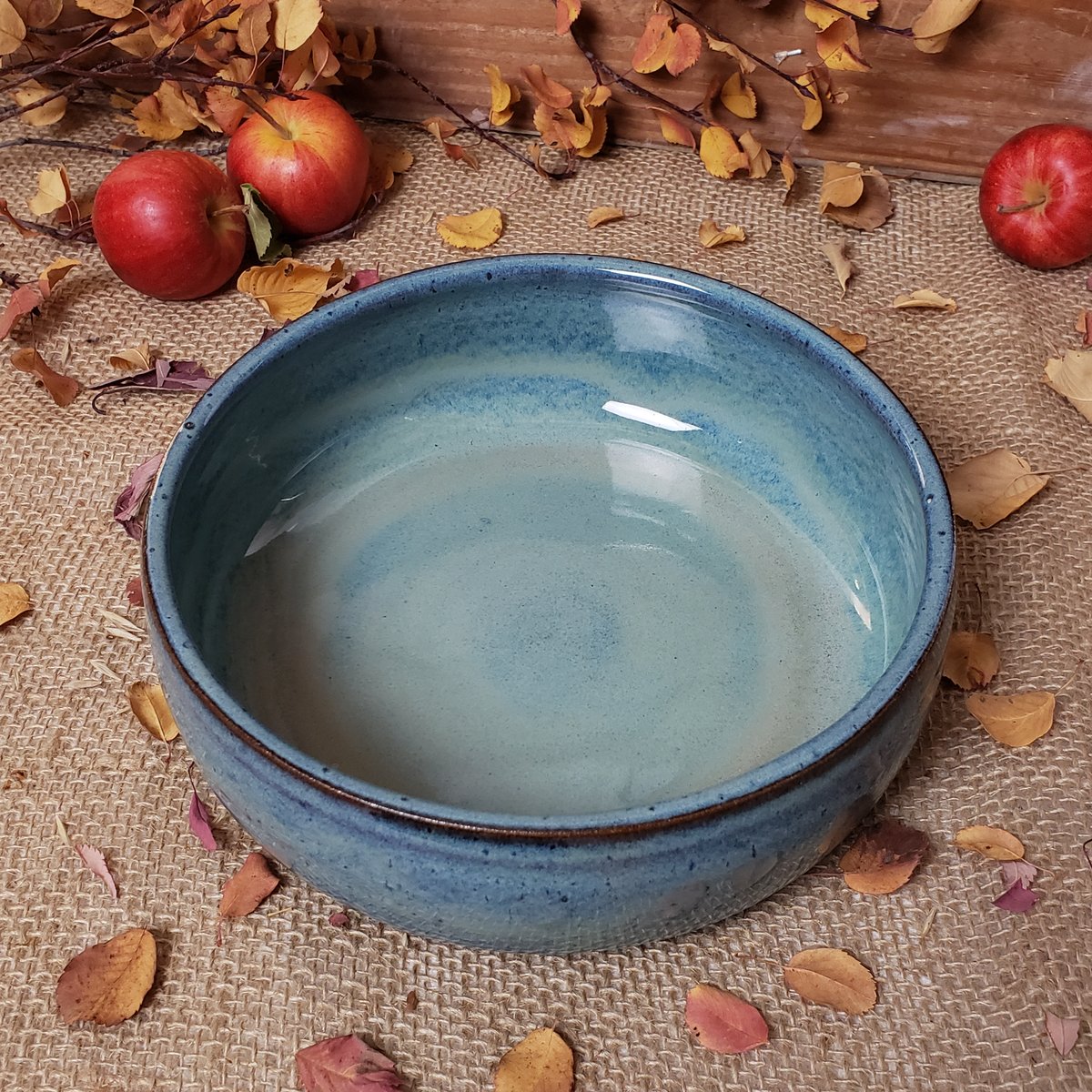 Image of One Dish Meal Bowl: Glacial Waters (Turquoise) #1 11/2024