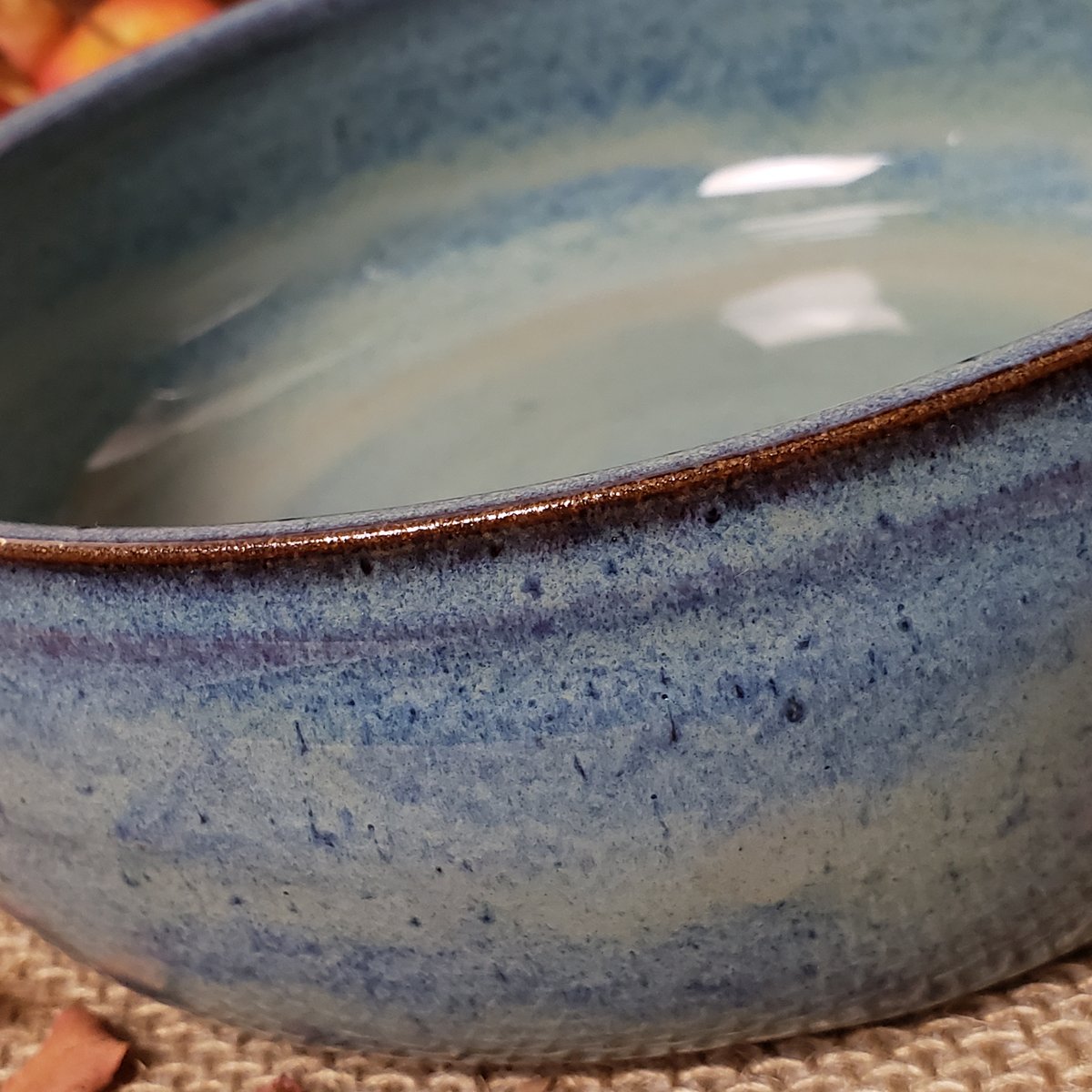 Image of One Dish Meal Bowl: Glacial Waters (Turquoise) #1 11/2024