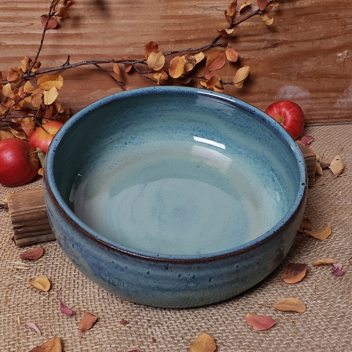 Image of One Dish Meal Bowl: Glacial Waters (Turquoise) #1 11/2024