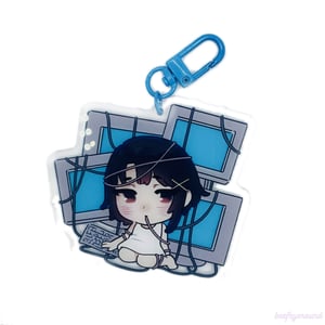 saya and lain acrylic charms