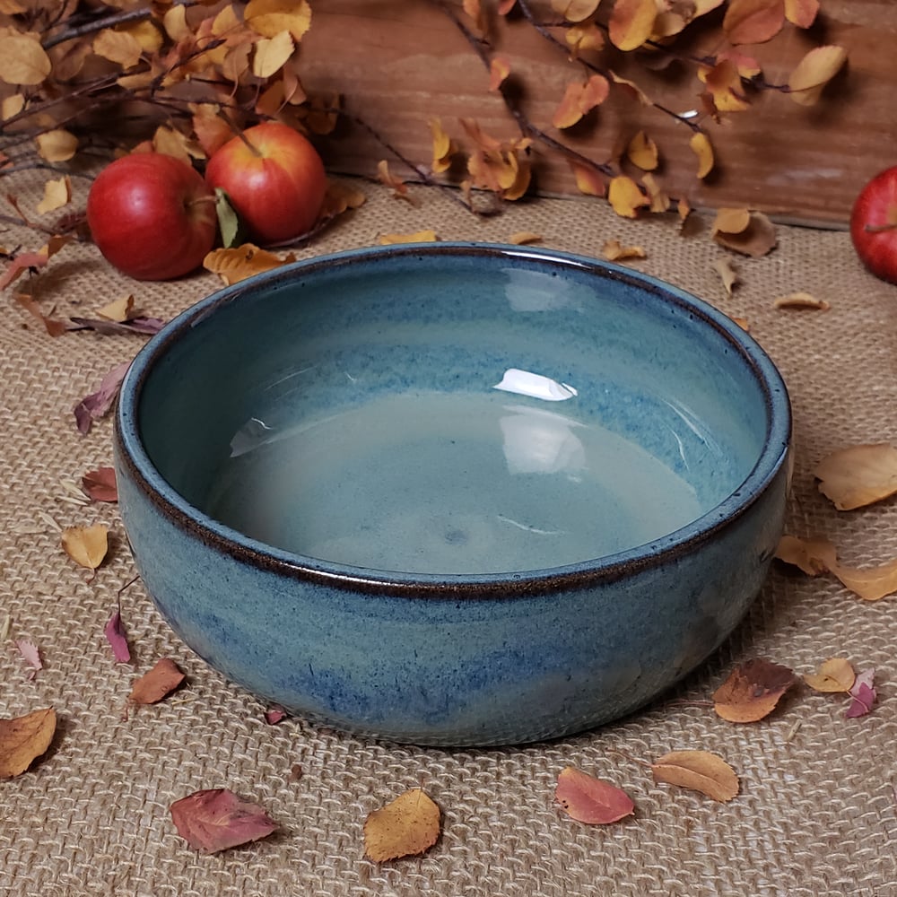 Image of One Dish Meal Bowl: Glacial Waters (Turquoise) #2 11/2024